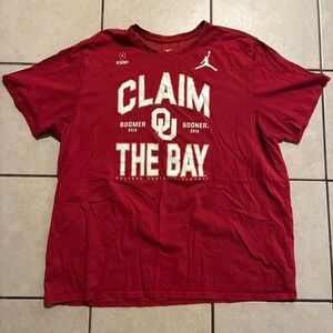 Air Jordan Oklahoma Sooners Men's 3XL Crimson Short Sleeve T-Shirt